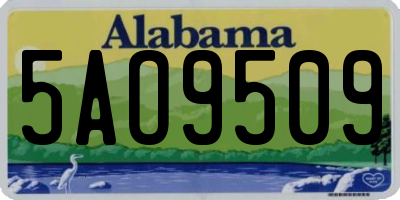 AL license plate 5AO9509