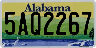 AL license plate 5AQ2267