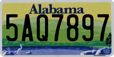 AL license plate 5AQ7897