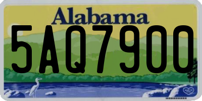 AL license plate 5AQ7900