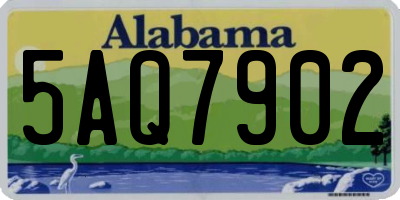 AL license plate 5AQ7902