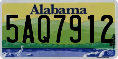 AL license plate 5AQ7912