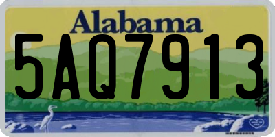 AL license plate 5AQ7913