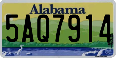 AL license plate 5AQ7914