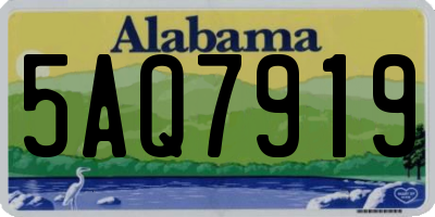 AL license plate 5AQ7919