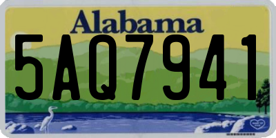 AL license plate 5AQ7941