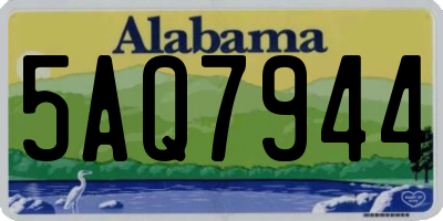 AL license plate 5AQ7944