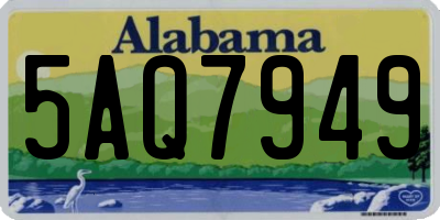 AL license plate 5AQ7949
