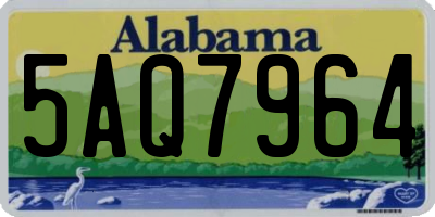 AL license plate 5AQ7964