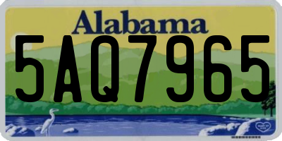 AL license plate 5AQ7965