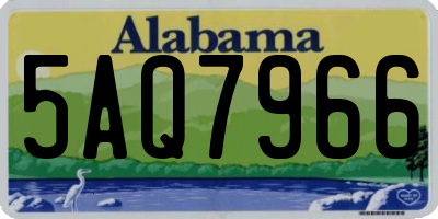 AL license plate 5AQ7966