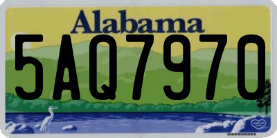 AL license plate 5AQ7970