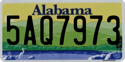 AL license plate 5AQ7973