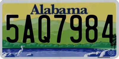 AL license plate 5AQ7984