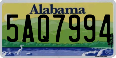 AL license plate 5AQ7994