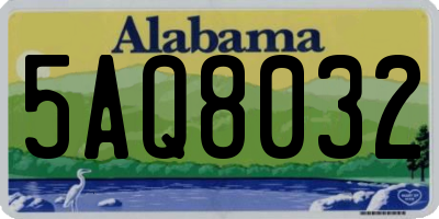 AL license plate 5AQ8032
