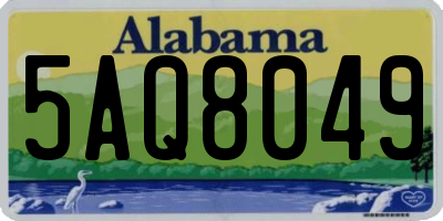 AL license plate 5AQ8049