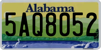 AL license plate 5AQ8052