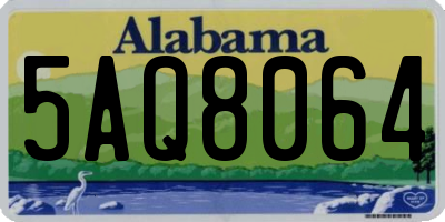 AL license plate 5AQ8064