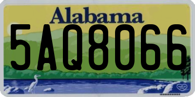 AL license plate 5AQ8066