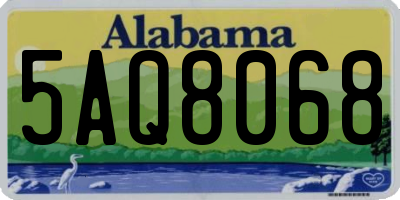 AL license plate 5AQ8068