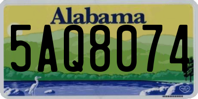 AL license plate 5AQ8074
