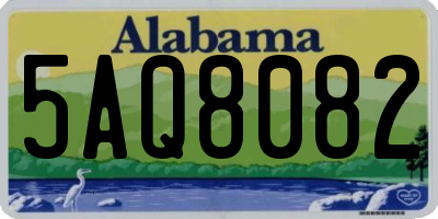 AL license plate 5AQ8082