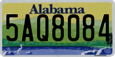 AL license plate 5AQ8084
