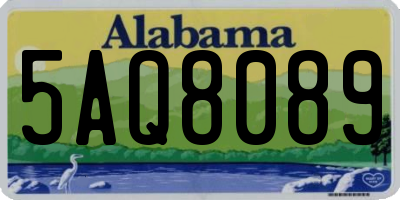 AL license plate 5AQ8089