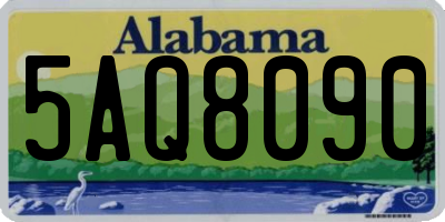 AL license plate 5AQ8090
