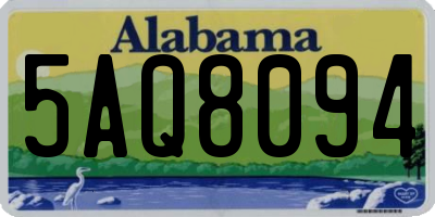 AL license plate 5AQ8094