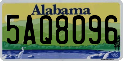 AL license plate 5AQ8096
