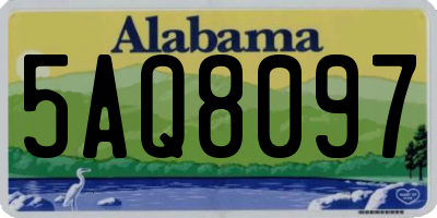 AL license plate 5AQ8097