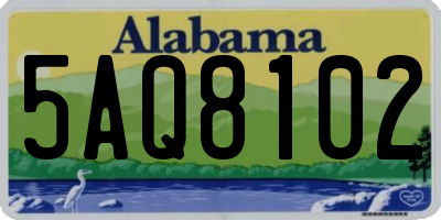 AL license plate 5AQ8102
