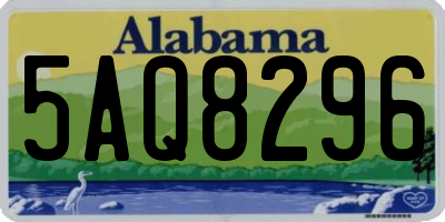 AL license plate 5AQ8296