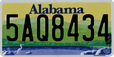 AL license plate 5AQ8434