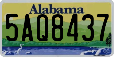 AL license plate 5AQ8437
