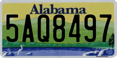 AL license plate 5AQ8497