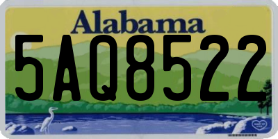 AL license plate 5AQ8522
