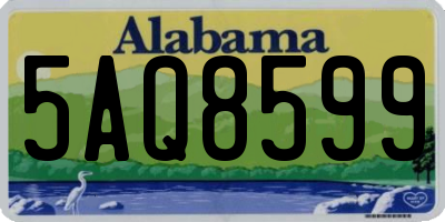 AL license plate 5AQ8599