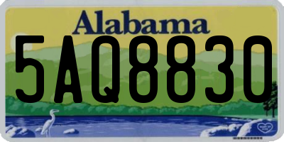 AL license plate 5AQ8830