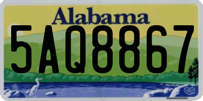 AL license plate 5AQ8867