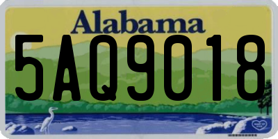 AL license plate 5AQ9018