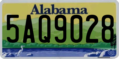 AL license plate 5AQ9028