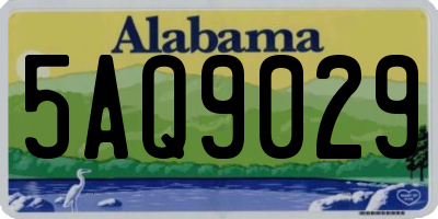 AL license plate 5AQ9029