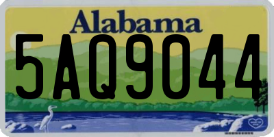 AL license plate 5AQ9044