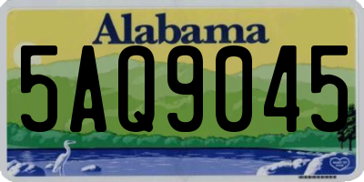 AL license plate 5AQ9045