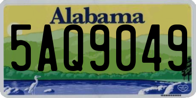 AL license plate 5AQ9049