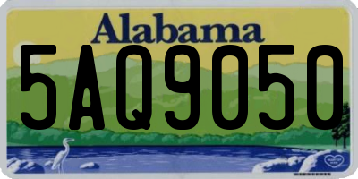 AL license plate 5AQ9050