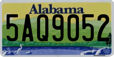 AL license plate 5AQ9052